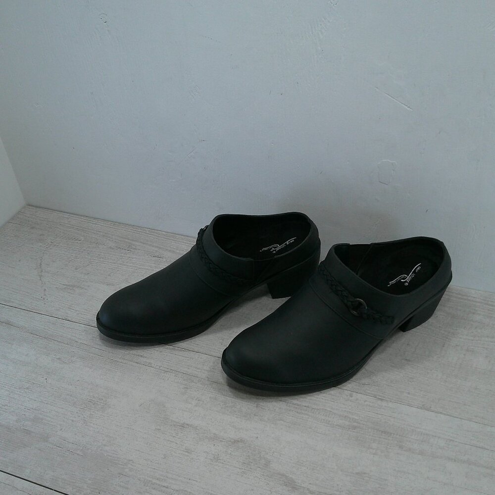 Easy Street Gilly Classic Block-heeled Comfort Braided Strap Mule SZ 9.5 WW - Picture 12 of 13